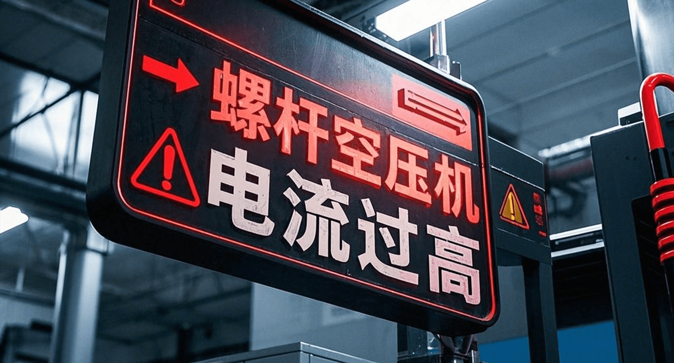 螺桿空壓機電流過高什么原因？該如何處理