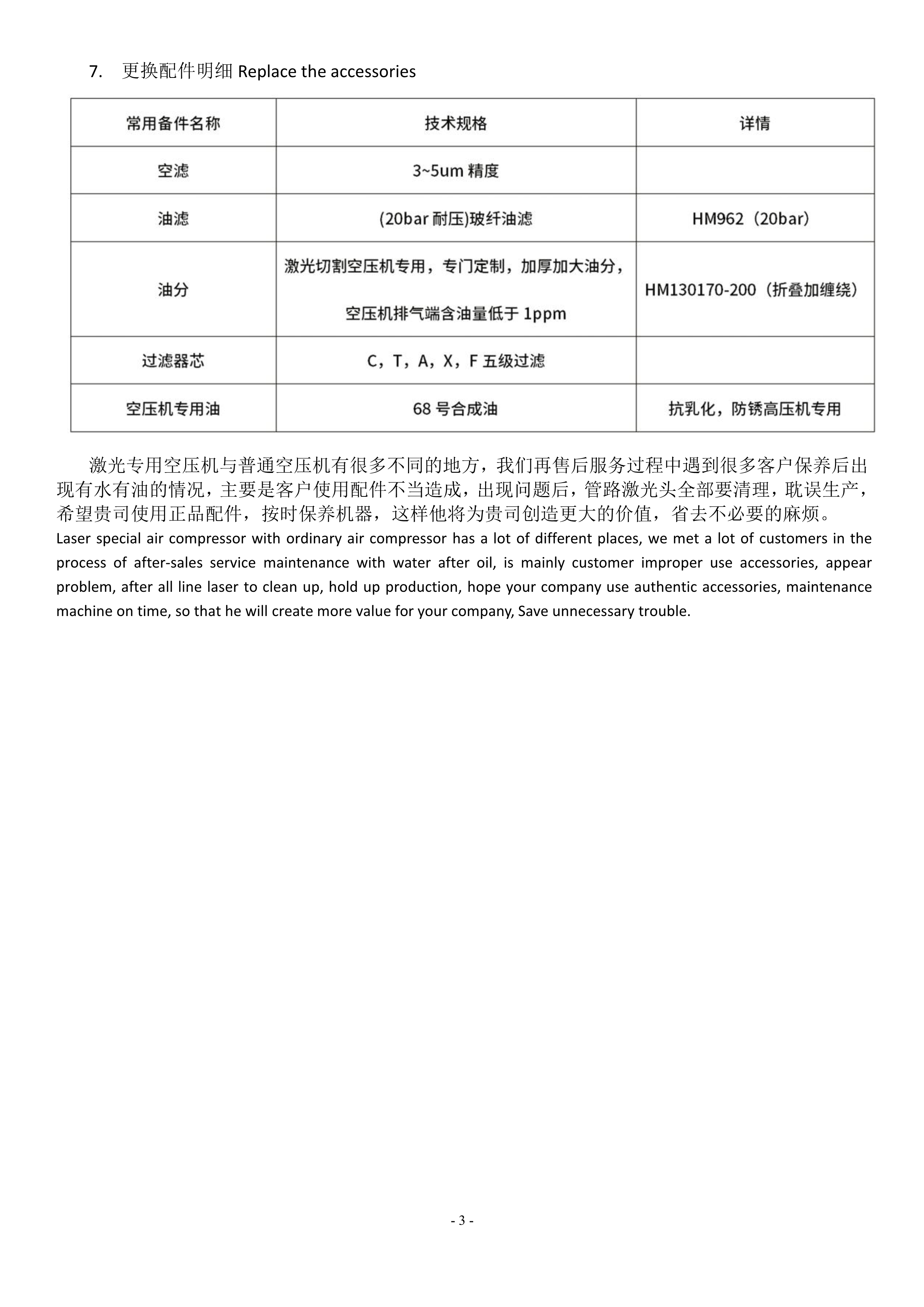 激光專用空壓機(jī)產(chǎn)品說明書(圖5)